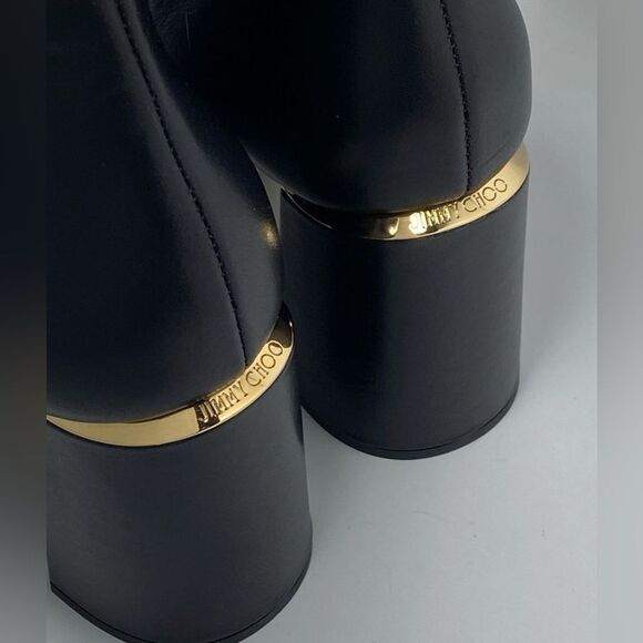 Jimmy Choo Loren 85MM Leather Ankle Boots size 39 - Picture 3 of 16